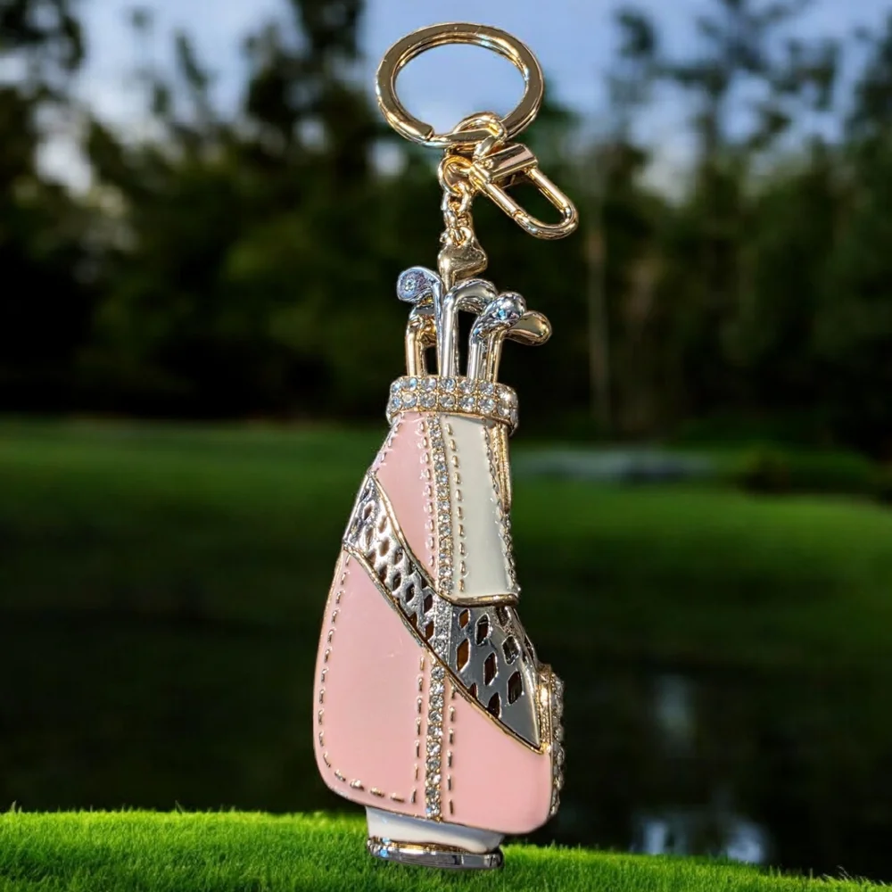 SALE!!  Pink Golf Bag Handbag Charm/Keychain NWOT